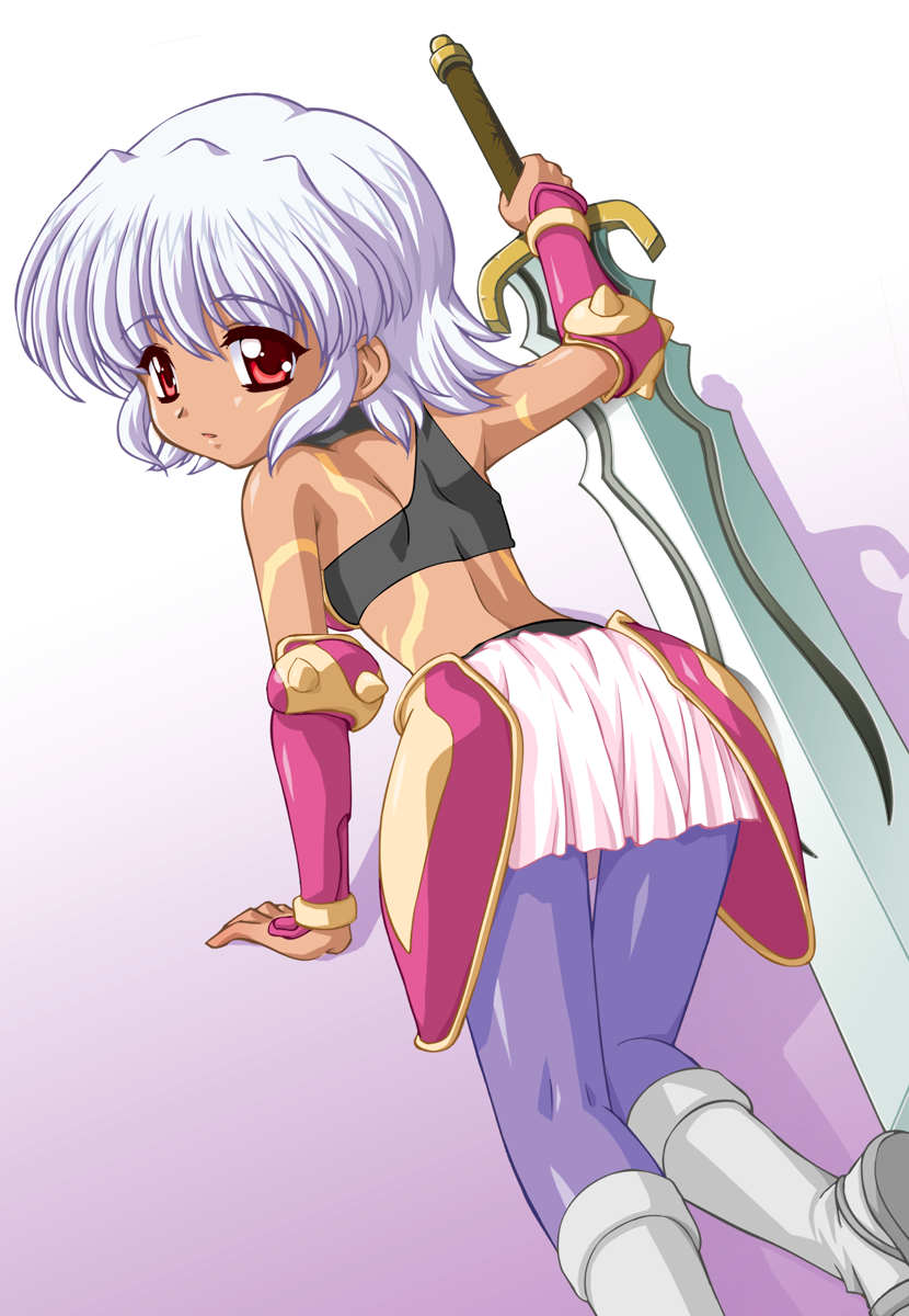 kunisaki rena (.hack// and 1 more) drawn by osaka_yoshiya