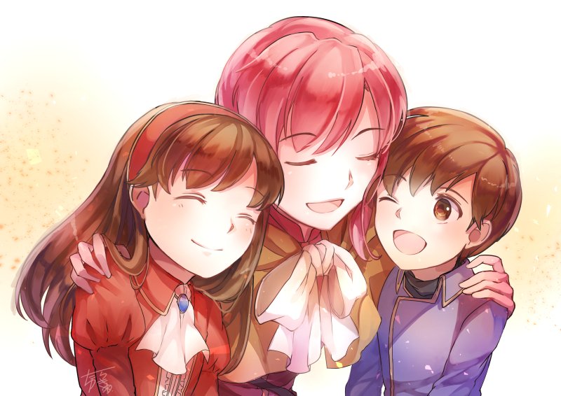 leif, ethlyn, and altena (fire emblem and 1 more) drawn by tarayuki