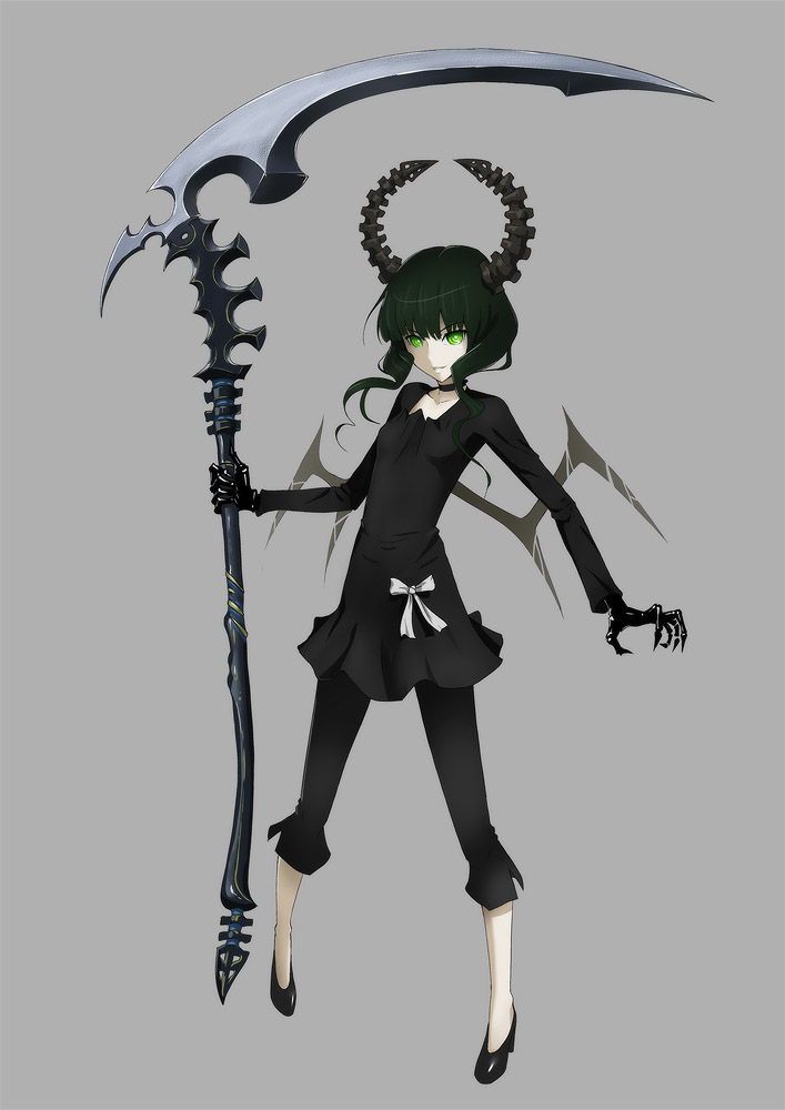 dead master (black rock shooter) drawn by p_(zzaazz) and yara_kami_meiosei