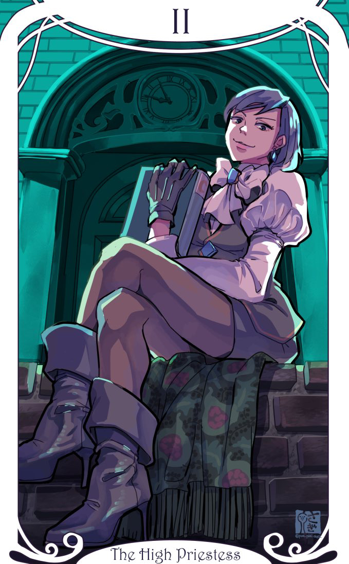 franziska von karma (ace attorney and 1 more) drawn by saginoko