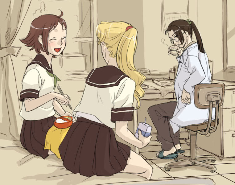 akari, won, and cathy (bokujou monogatari and 2 more)