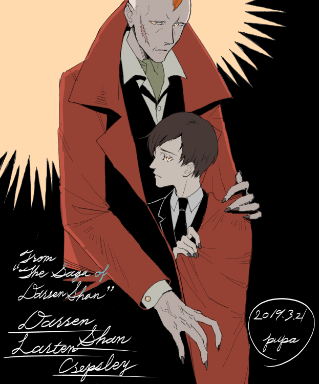darren shan and larten crepsley (the saga of darren shan)