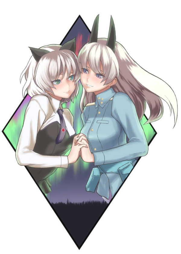 sanya v. litvyak and eila ilmatar juutilainen (world witches series and 1 more) drawn by goji_(five_clock)