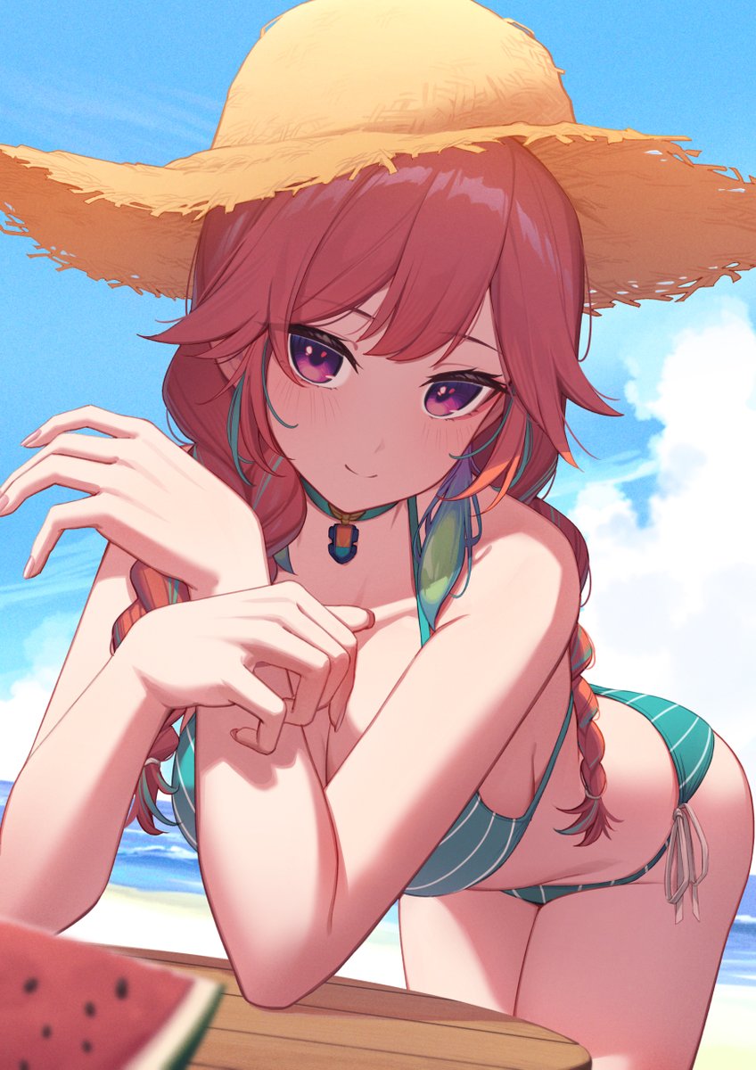 takanashi kiara (hololive and 1 more) drawn by resu_desu