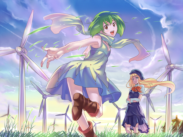 sheryl nome and ranka lee (macross and 1 more) drawn by hikiyama_towa