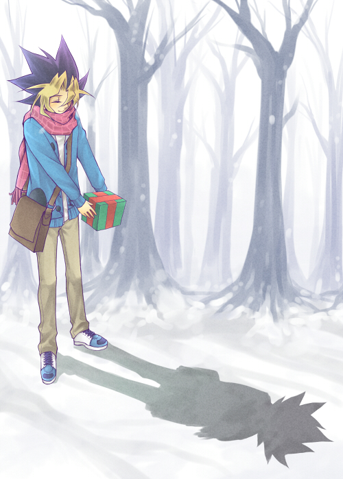 muto yugi (yu-gi-oh! and 1 more) drawn by aquo_(jade)