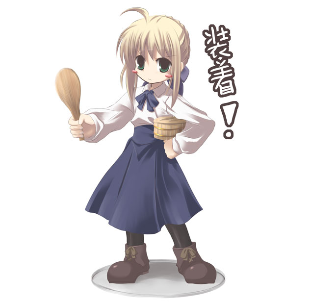 artoria pendragon and saber (fate and 1 more) drawn by satomi_(black_scarecrow)