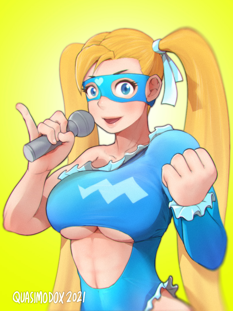 rainbow mika (street fighter and 1 more) drawn by quasimodox