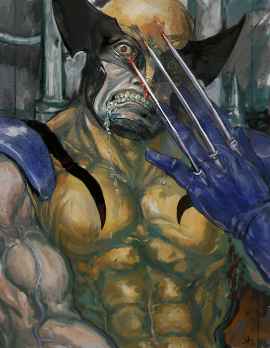 wolverine (marvel and 1 more) drawn by maya_sawamura_anderson