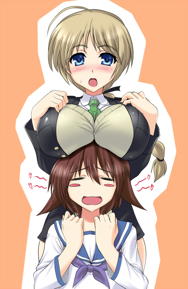 miyafuji yoshika and lynette bishop (world witches series and 1 more) drawn by kawase_seiki