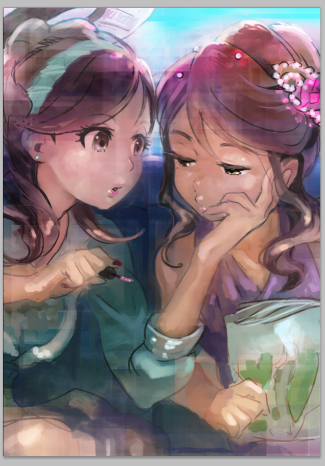 etou misaki and kishibe ayaka (idolmaster and 1 more) drawn by luncheon_meat_umai