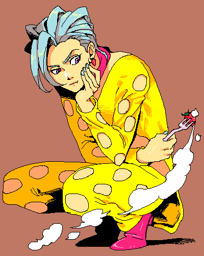 pannacotta fugo (jojo no kimyou na bouken and 1 more) drawn by nedayashi