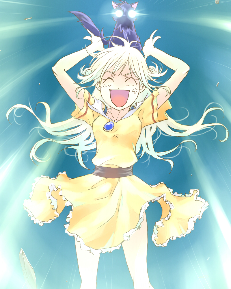 cleo everlastin and leki (majutsushi orphen) drawn by kittaka_kaname