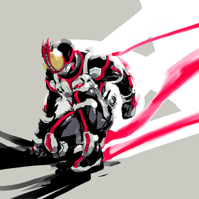 kamen rider faiz (kamen rider and 1 more) drawn by najimi_shin