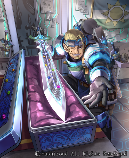 weapon dealer brutu (cardfight!! vanguard) drawn by ori_simo