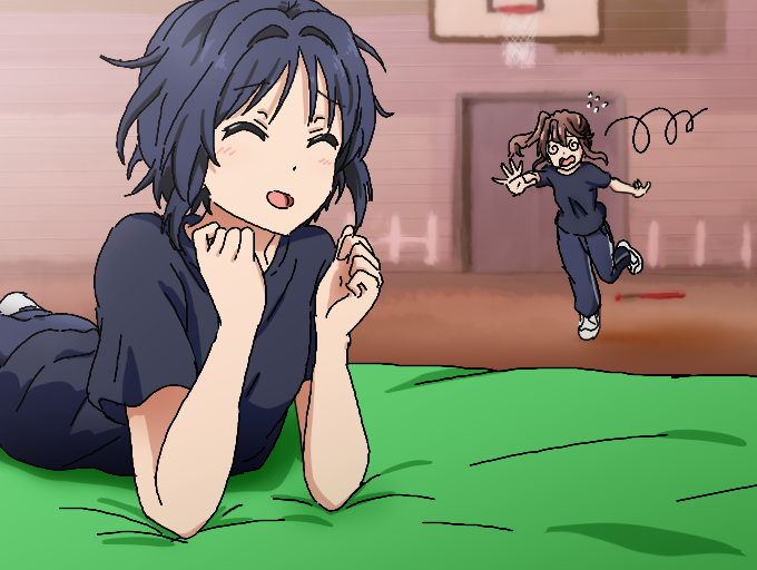 takigawa miu and toda jun (22/7) drawn by igashiko