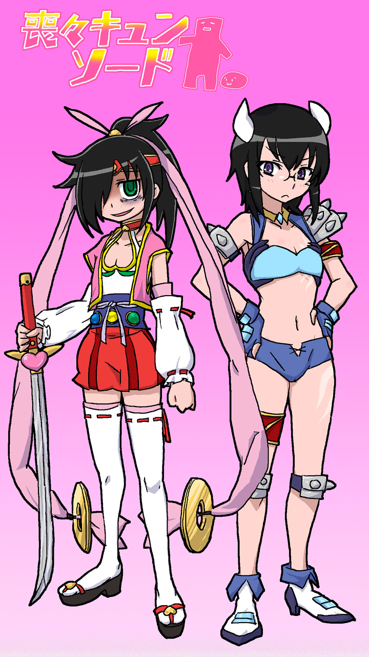 kuroki tomoko, komiyama kotomi, momoko, and onihime (watashi ga motenai no wa dou kangaetemo omaera ga warui! and 1 more) drawn by akiyama_(r-aki)