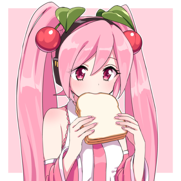 hatsune miku and sakura miku (vocaloid) drawn by akiyoshi_(tama-pete)