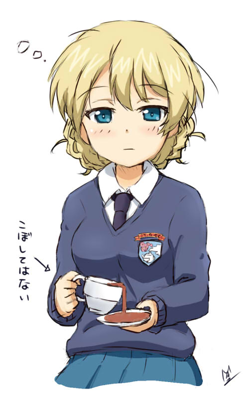 darjeeling (girls und panzer) drawn by ma-2_(konkon_kitakitsune)