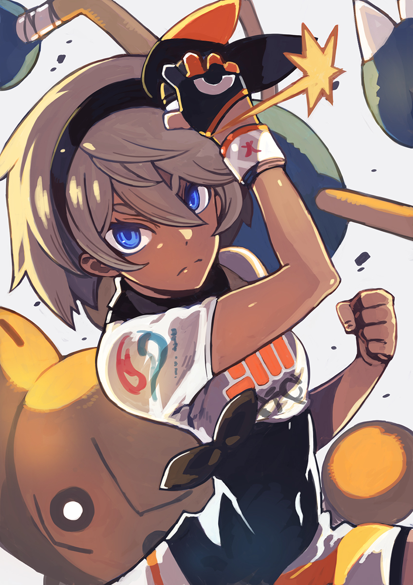 bea and hitmontop (pokemon and 1 more) drawn by rumie