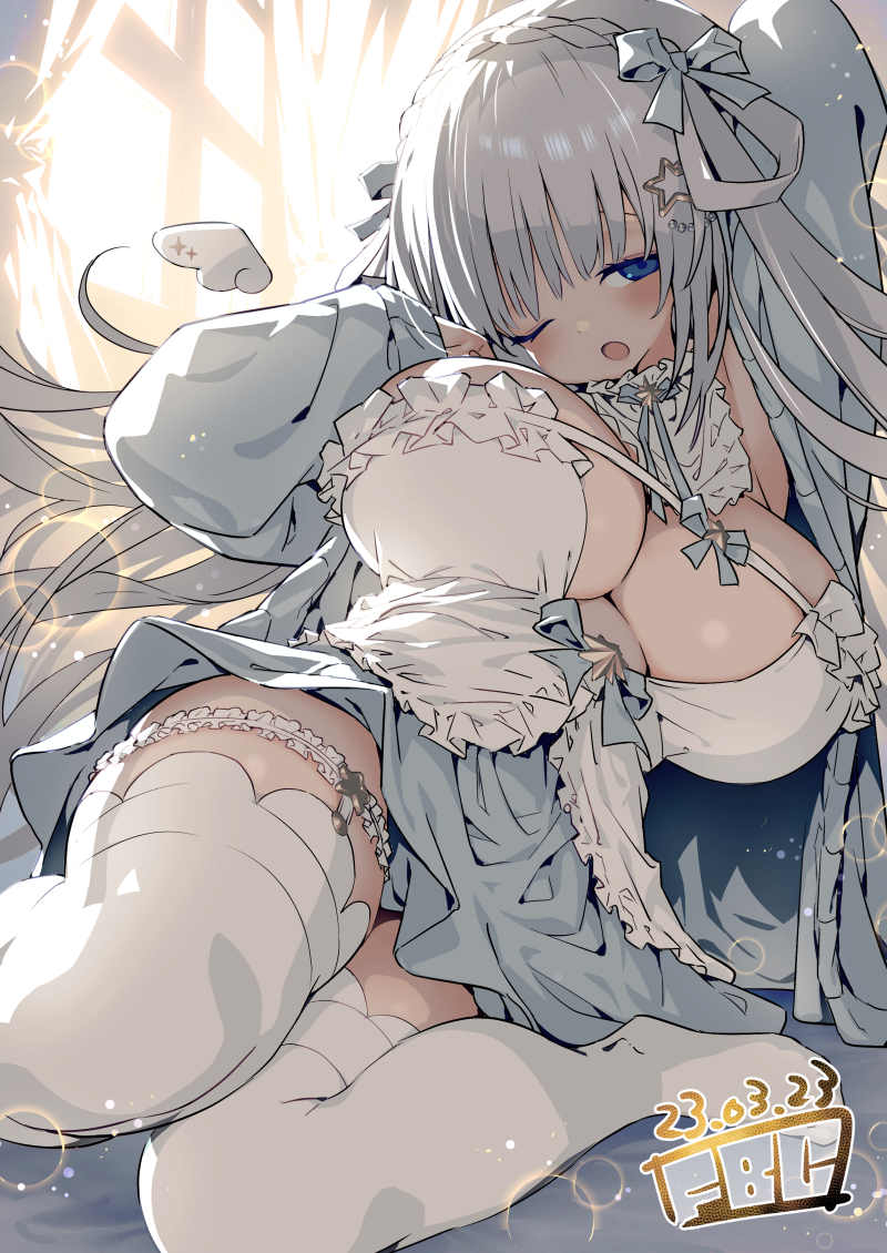 shiroha nemu (indie virtual youtuber) drawn by fbc