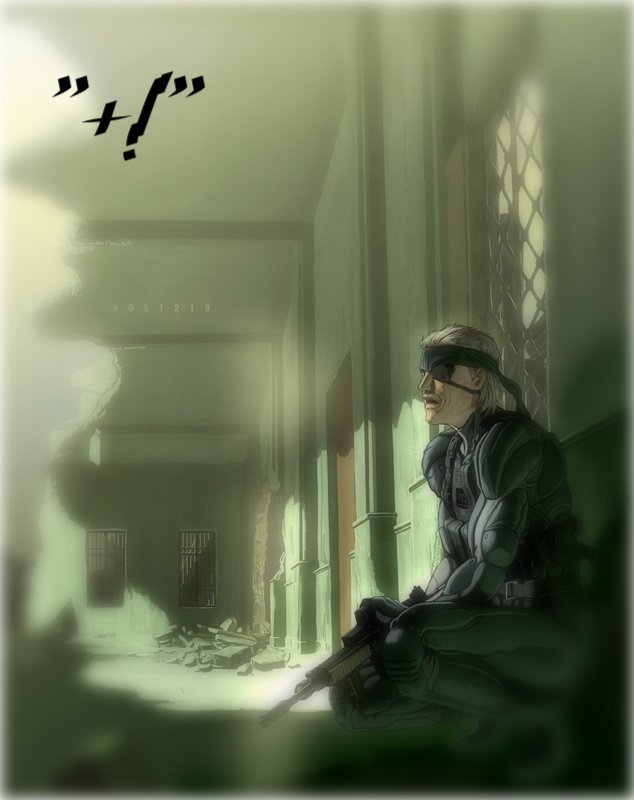 solid snake and old snake (metal gear and 2 more)