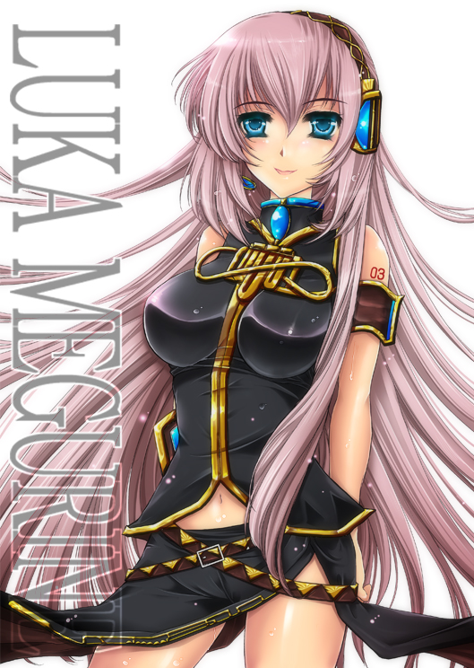 megurine luka (vocaloid) drawn by riria