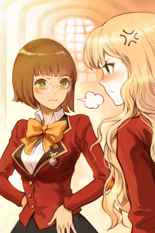 celine hastur and fran (sword girls) drawn by oro