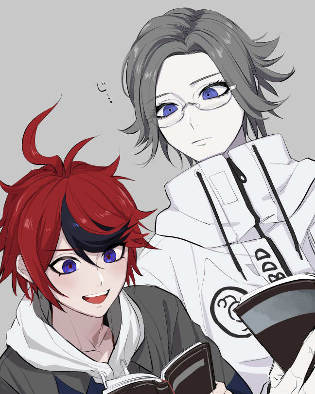 aotsuki eito and sumino takumi (the hundred line -last defense academy-) drawn by seiran_yoroz