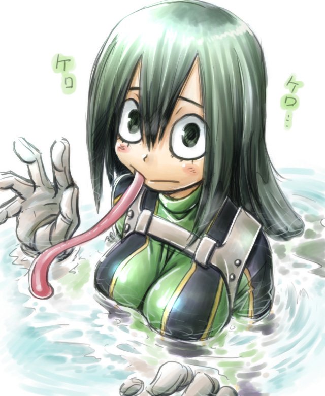 asui tsuyu (boku no hero academia) drawn by amania_orz