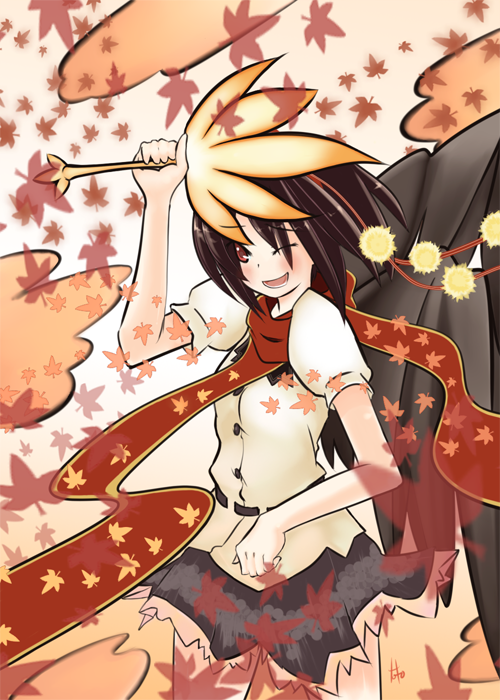 shameimaru aya (touhou) drawn by toto_(hitori_othello)