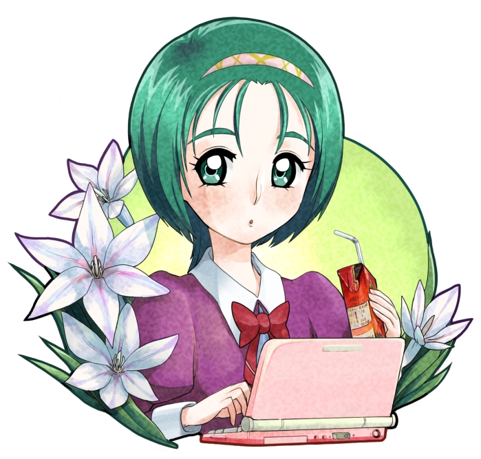 akimoto komachi (precure and 1 more) drawn by moudoku_(decopon3rd)