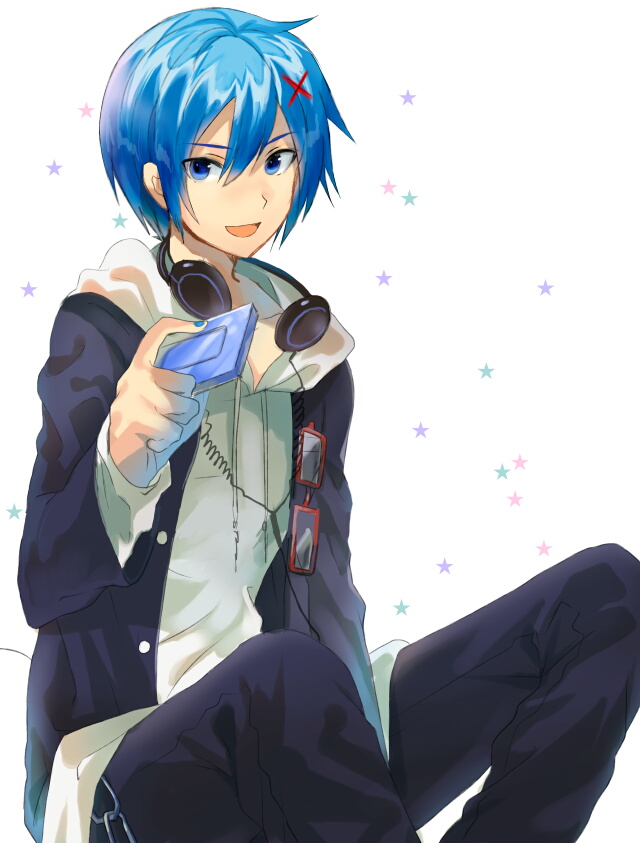 kaito (vocaloid and 2 more) drawn by hayama_eishi