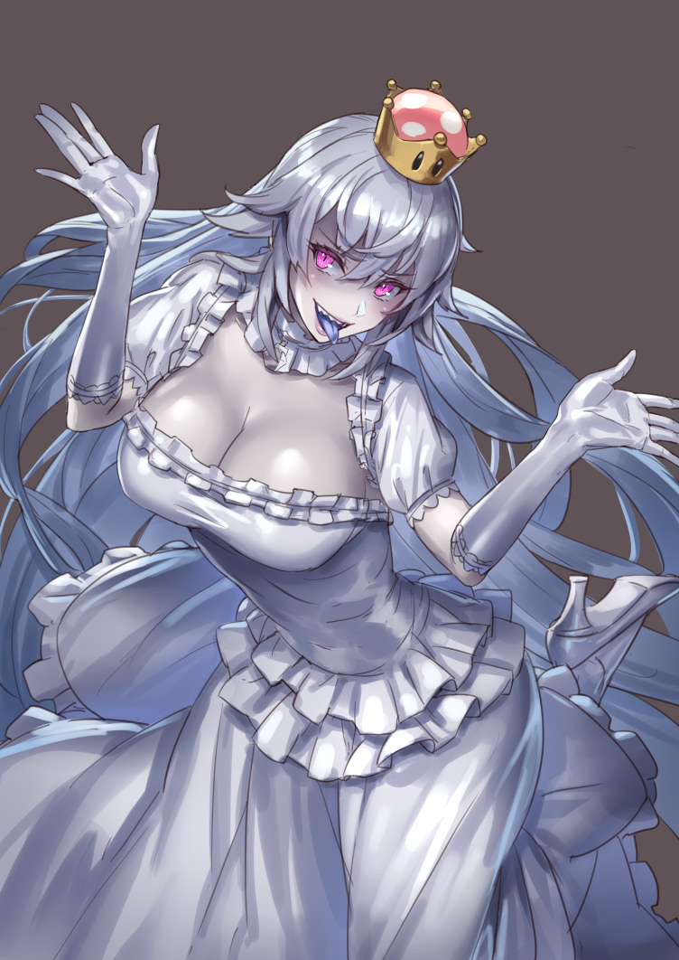 princess king boo (mario and 2 more) drawn by cuboon
