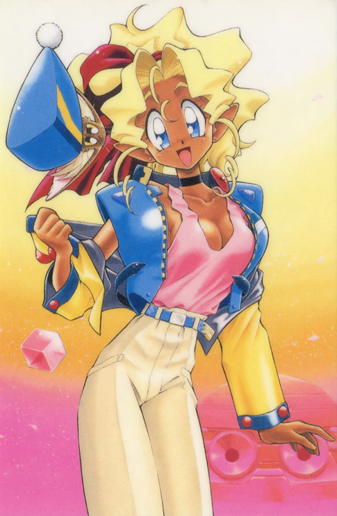 kuramitsu mihoshi and ryou-ouki (tenchi muyou!) drawn by okuda_hitoshi
