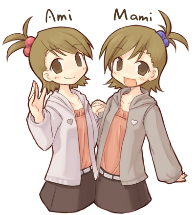 futami mami and futami ami (idolmaster and 1 more) drawn by 7010