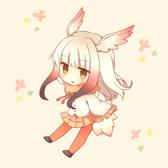 japanese crested ibis (kemono friends) drawn by konno_(pixiv_23416142)
