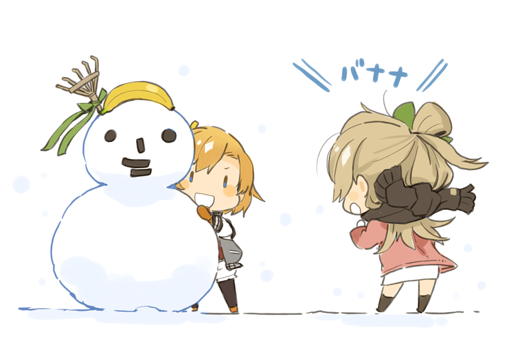 minami kotori and kosaka honoka (love live! and 1 more) drawn by mota