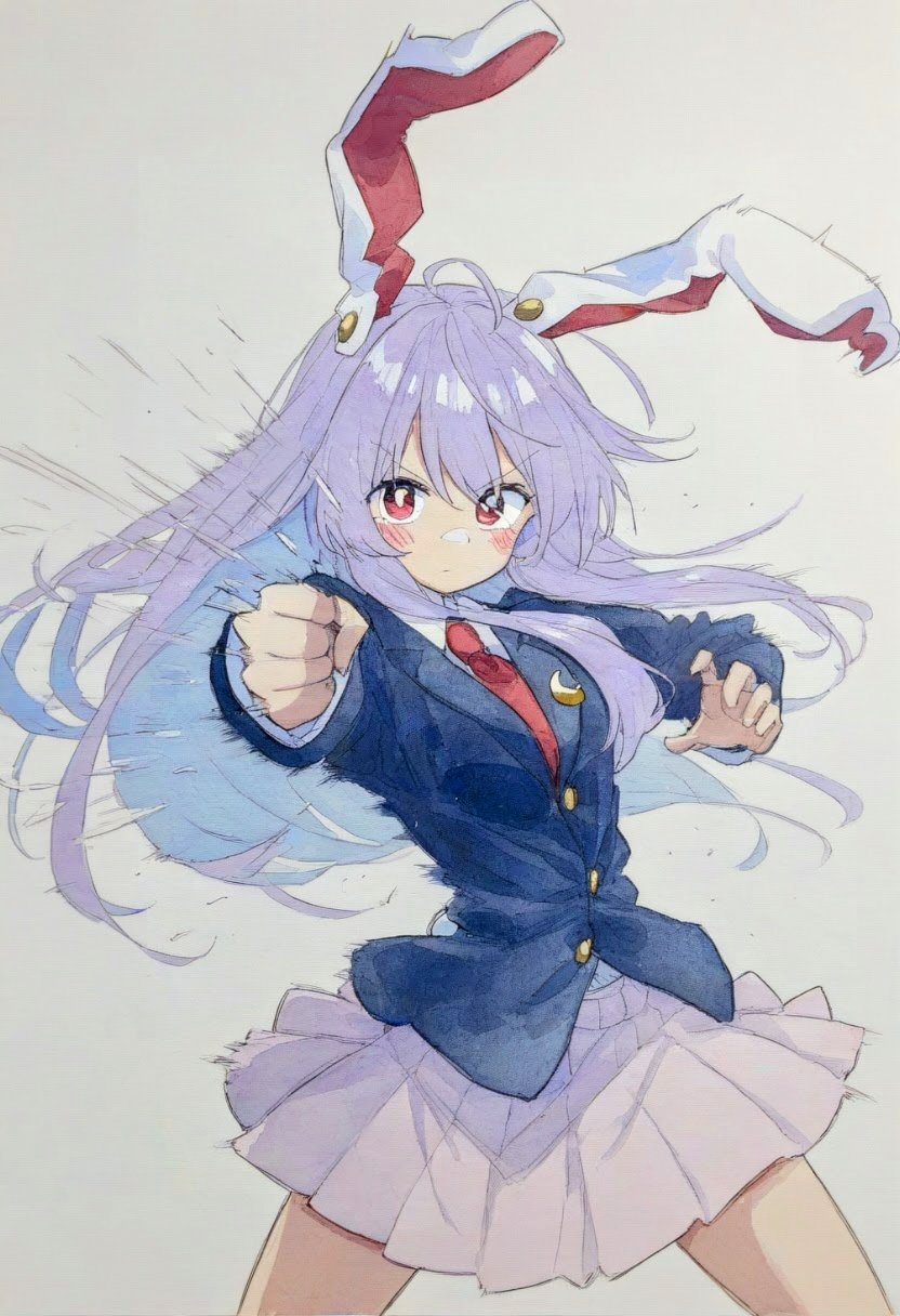 reisen udongein inaba (touhou and 1 more) drawn by hawaii1090