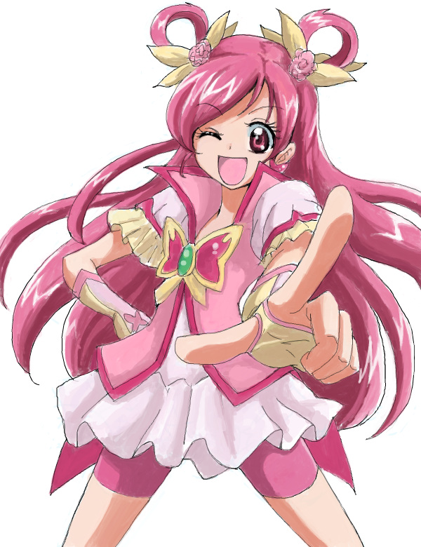 yumehara nozomi and cure dream (precure and 2 more) drawn by uraki
