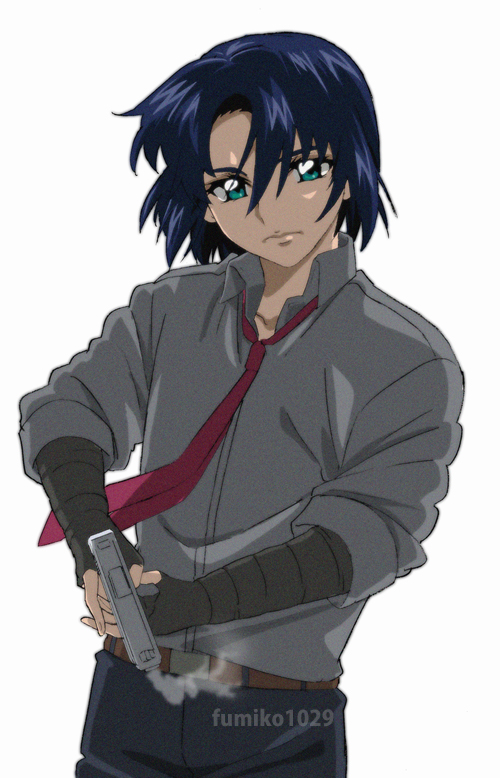 athrun zala (gundam and 2 more) drawn by fumiko_(mesushi)