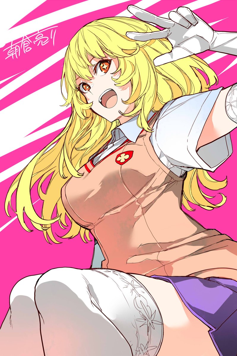 shokuhou misaki (toaru majutsu no index and 2 more) drawn by asakura_ryousuke