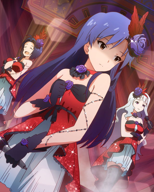 kisaragi chihaya, shijou takane, and miura azusa (idolmaster and 1 more)