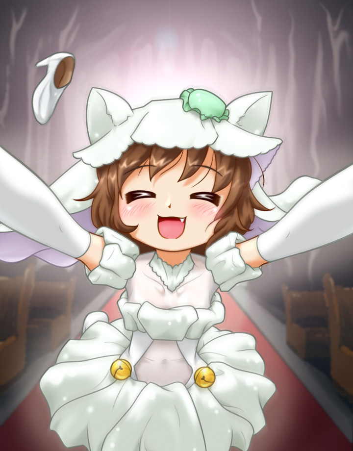 chen (touhou) drawn by touryuu_fuuki