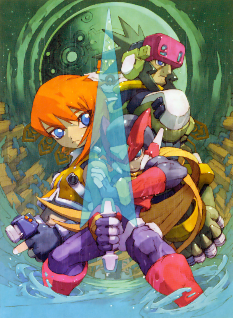 zero, zero(z), dr. weil, neige, and craft (mega man and 2 more) drawn by nakayama_tooru