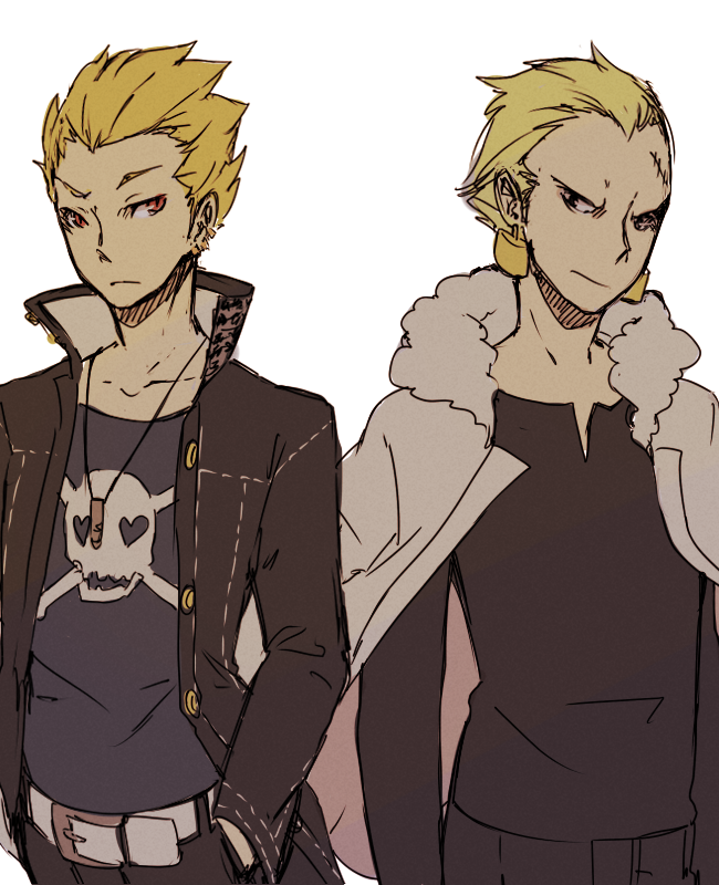 tatsumi kanji, gilgamesh, and seki tomokazu (fate and 3 more) drawn by ai-wa