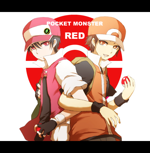 red and pixiv red (pokemon and 2 more) drawn by yukiru_(kuroneko-13)
