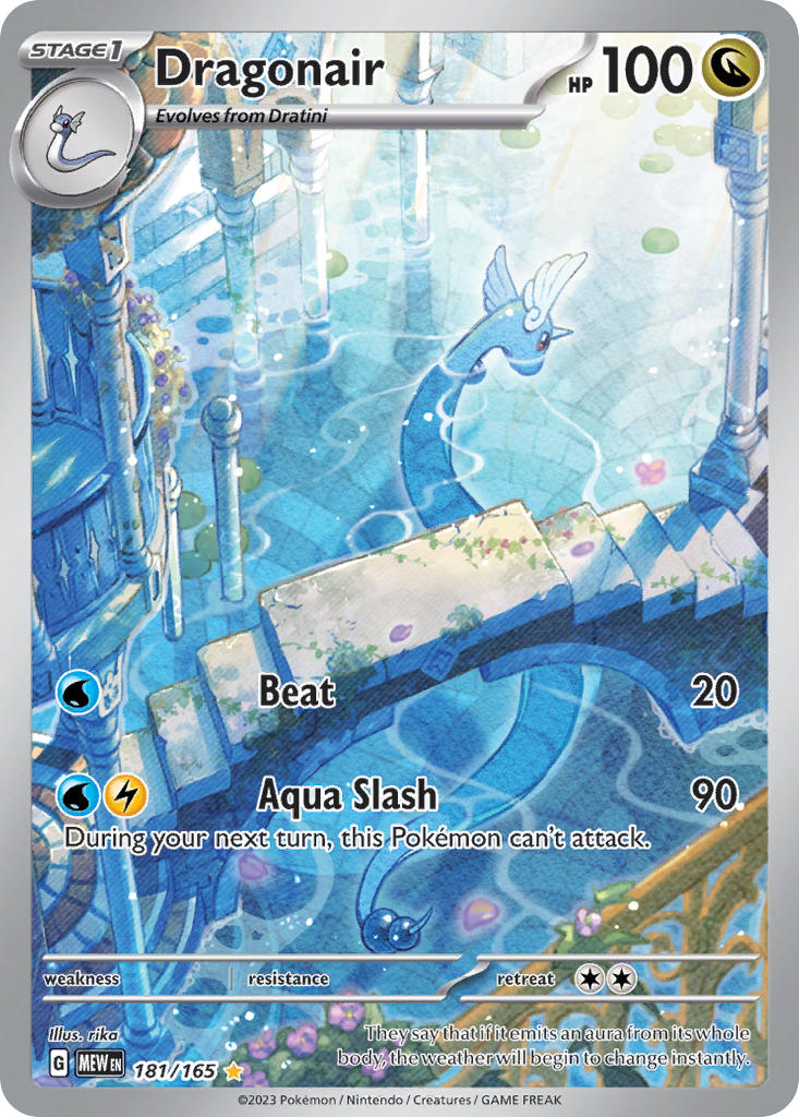 dragonair and dratini (pokemon and 1 more) drawn by 0_rika_0