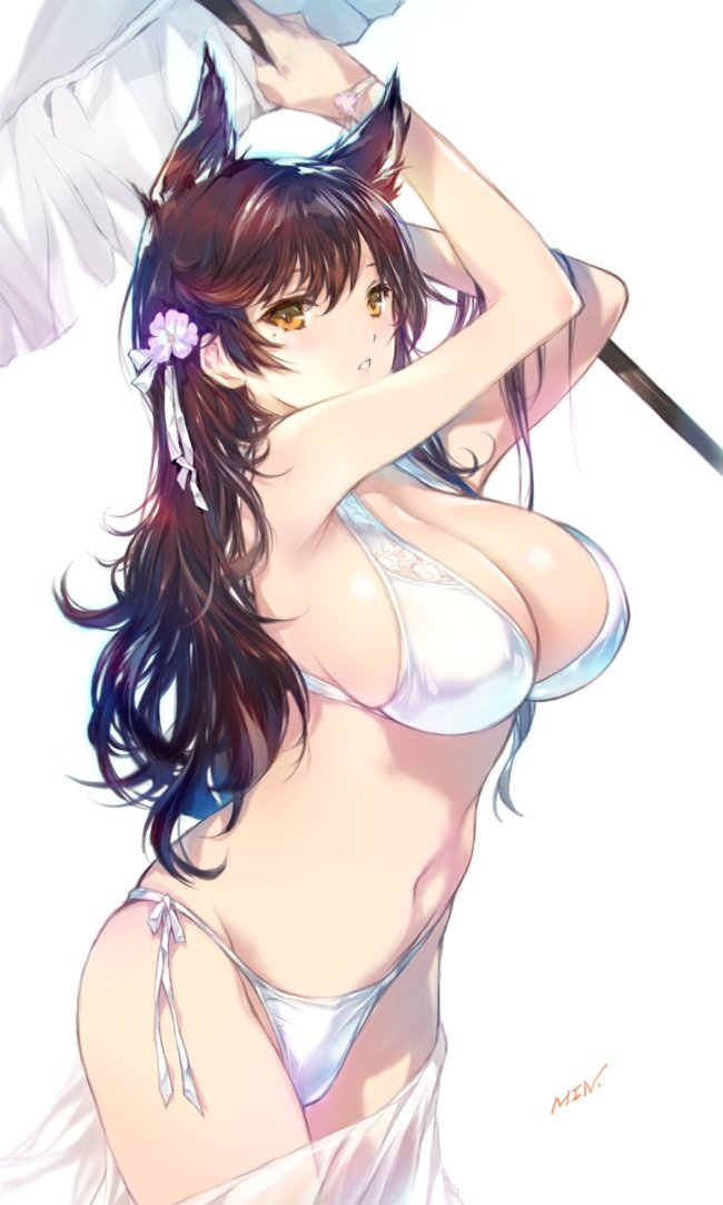 atago (azur lane) drawn by min-naraken