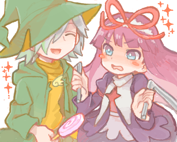 feli and lemres (puyopuyo and 1 more) drawn by hyou